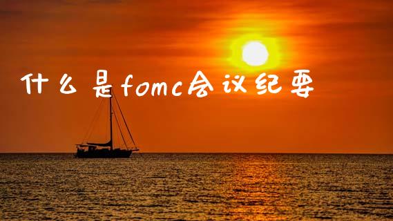 什么是fomc会议纪要_https://wap.ycdhulan.com_货币市场_第1张