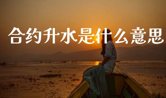 合约升水是什么意思_https://wap.ycdhulan.com_投资基金_第1张