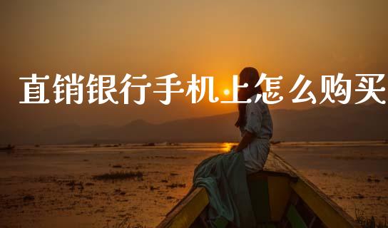 直销银行手机上怎么购买_https://wap.ycdhulan.com_金融咨询_第1张