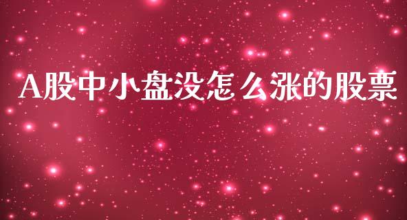 A股中小盘没怎么涨的股票_https://wap.ycdhulan.com_货币市场_第1张