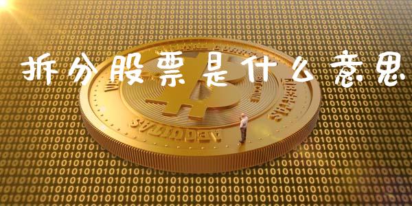 拆分股票是什么意思_https://wap.ycdhulan.com_金融咨询_第1张