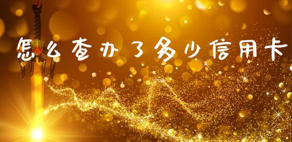 怎么查办了多少信用卡_https://wap.ycdhulan.com_财经新闻_第1张