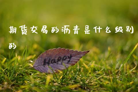 期货交易的沥青是什么级别的_https://wap.ycdhulan.com_货币市场_第1张