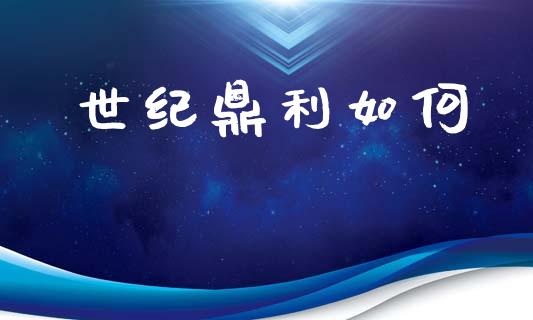 世纪鼎利如何_https://wap.ycdhulan.com_货币市场_第1张